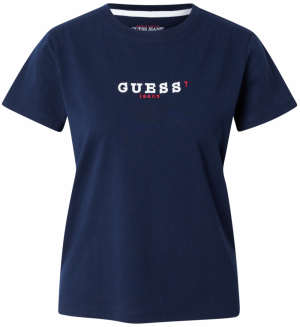 GUESS JEANS Tričko  námornícka modrá / červená / biela