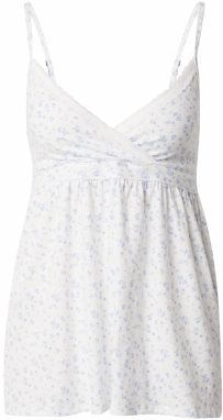 HOLLISTER Top  kráľovská modrá / biela