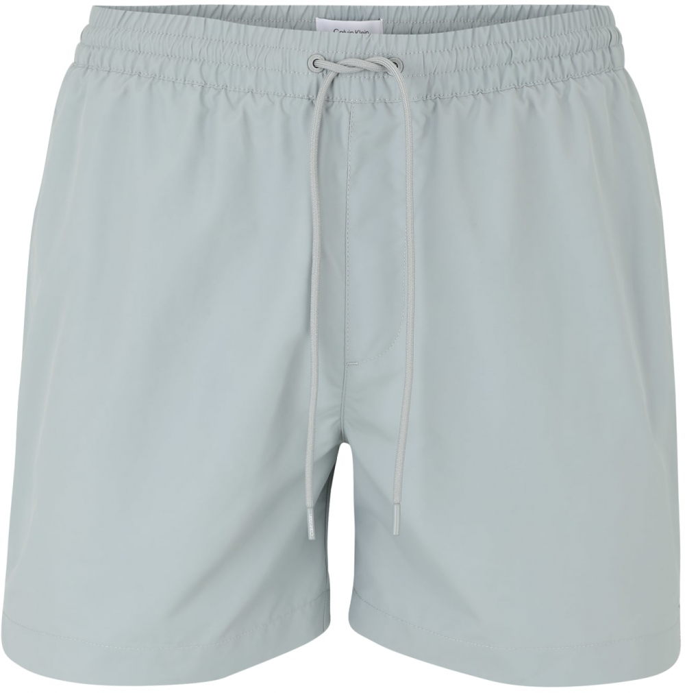Calvin Klein Swimwear Plavecké šortky  čadičová / biela