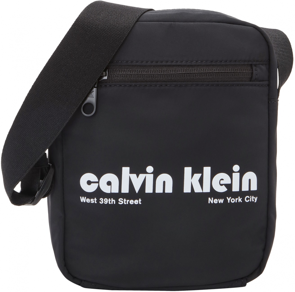 Calvin Klein Jeans Taška cez rameno  čierna / biela