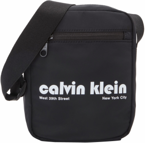 Calvin Klein Jeans Taška cez rameno  čierna / biela