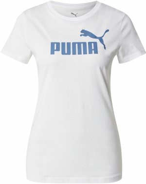 PUMA Funkčné tričko 'ESS No. 1'  zafírová / biela