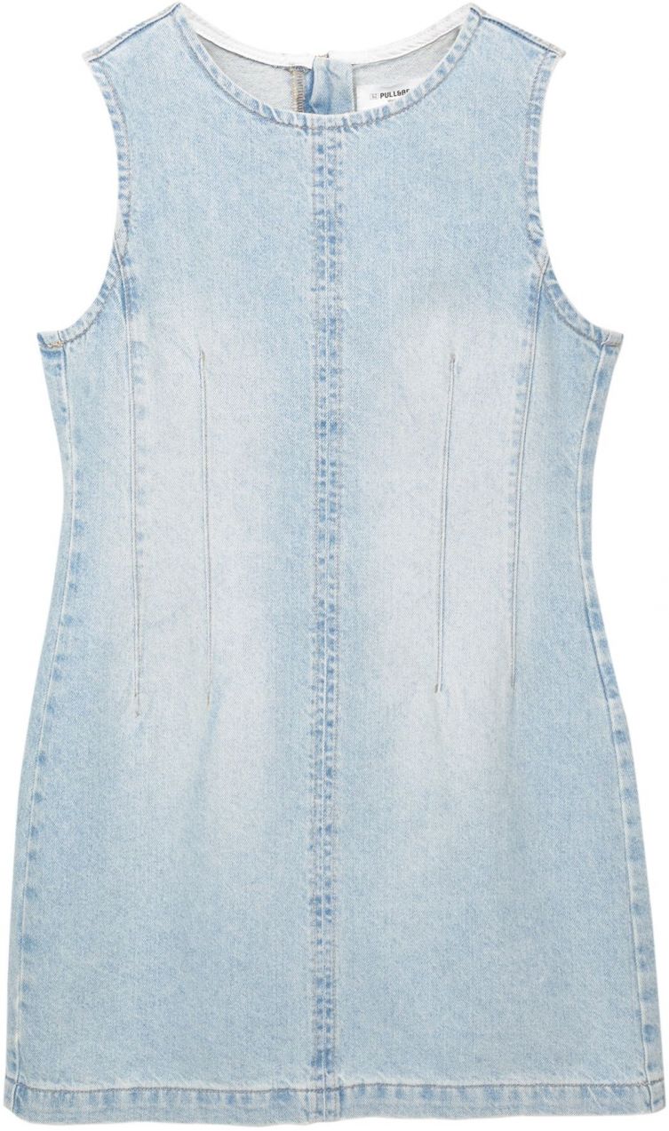 Pull&Bear Šaty  modrá denim
