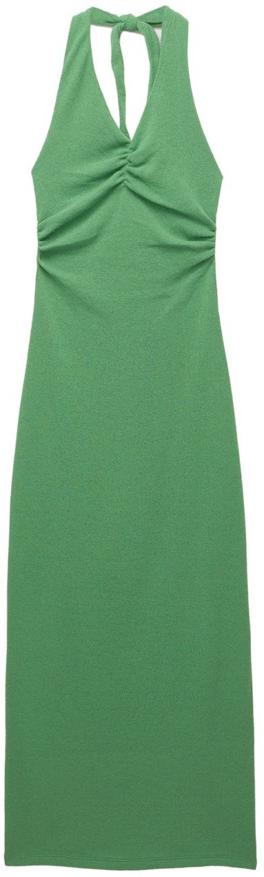 Pull&Bear Pletené šaty  kiwi