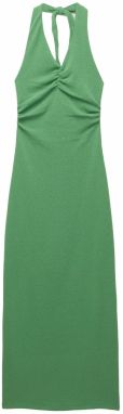 Pull&Bear Pletené šaty  kiwi