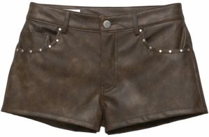 Pull&Bear Nohavice  tmavohnedá