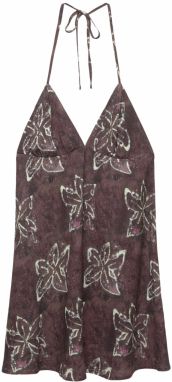 Pull&Bear Letné šaty  fialová / baklažánová / šedobiela