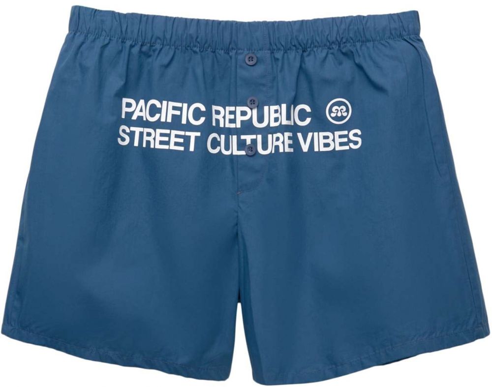 Pull&Bear Nohavice 'PACIFIC'  námornícka modrá / biela