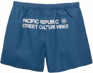 Pull&Bear Nohavice 'PACIFIC'  námornícka modrá / biela