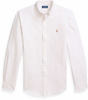 Polo Ralph Lauren Košeľa  béžová / sivá