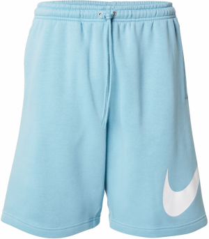 Nike Sportswear Nohavice 'CLUB'  svetlomodrá / biela