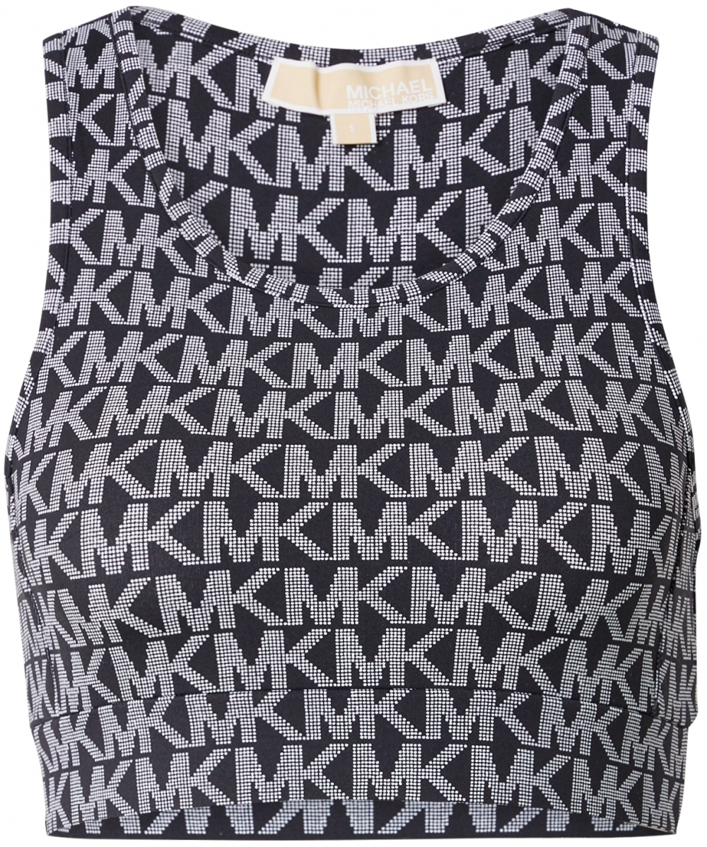 MICHAEL Michael Kors Top  svetlosivá / čierna