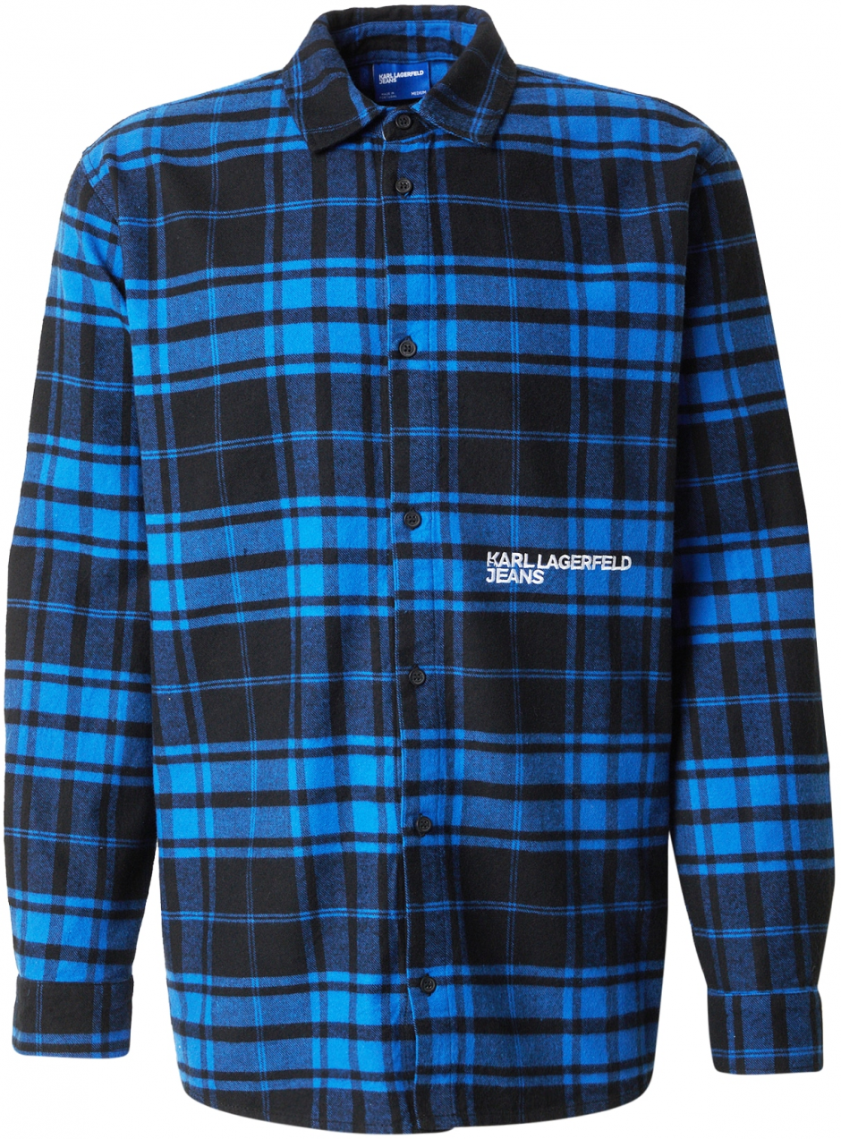 KARL LAGERFELD JEANS Košeľa  modrá / čierna