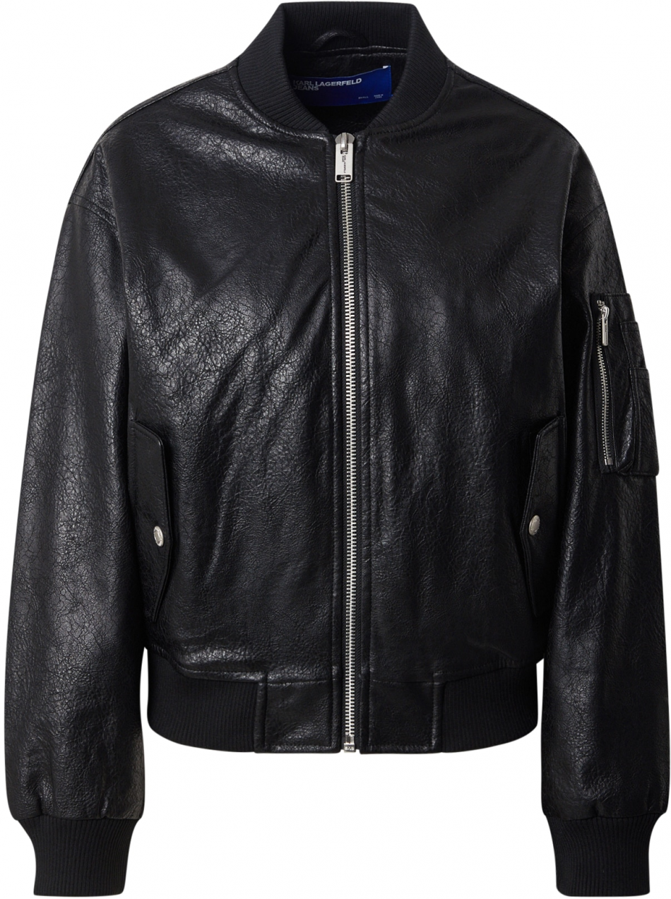 KARL LAGERFELD JEANS Prechodná bunda  čierna