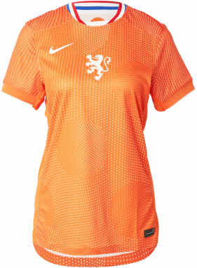 NIKE Dres 'Niederlande EM 25'  oranžová / biela