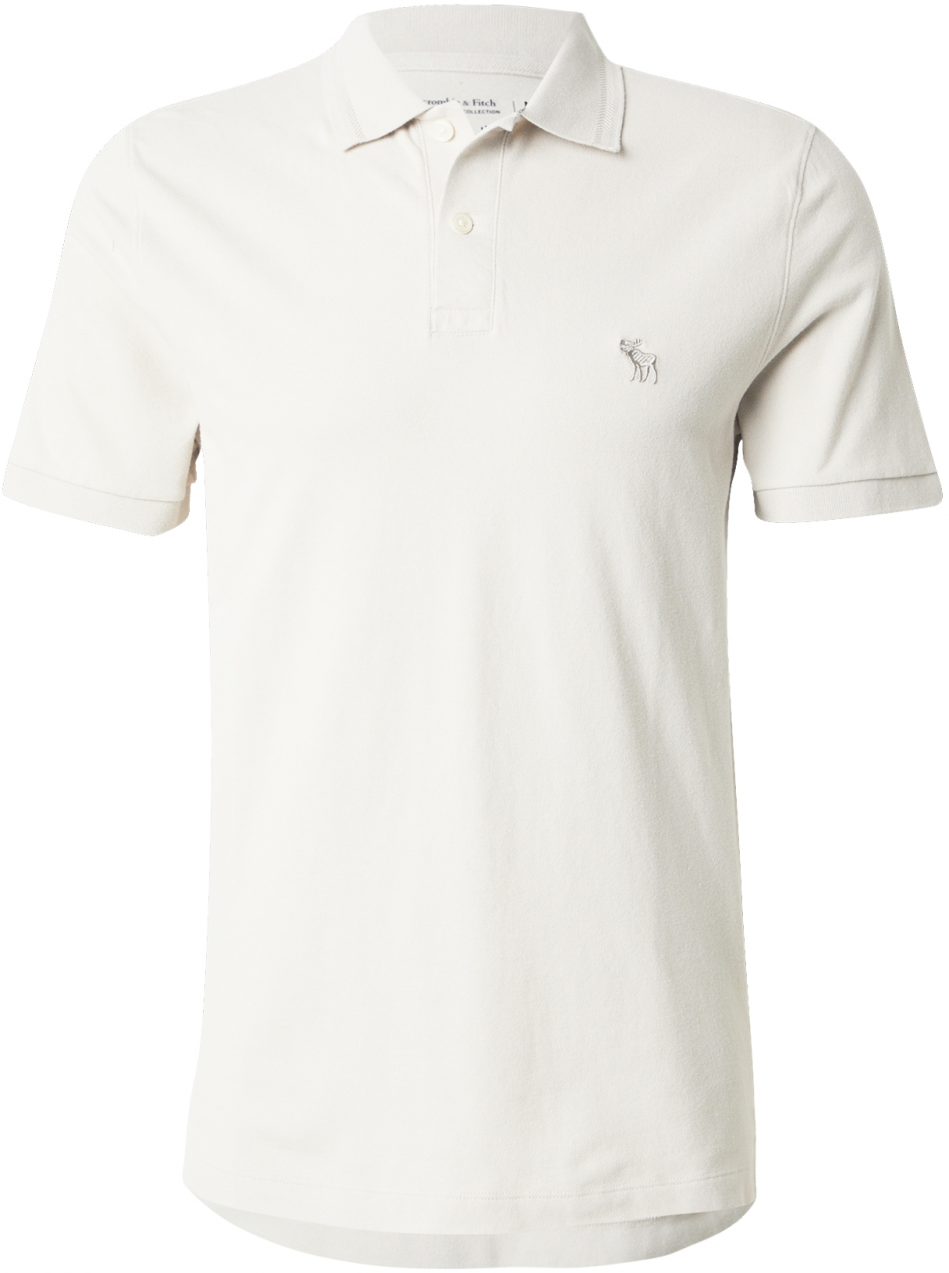 Abercrombie & Fitch Tričko  šedobiela