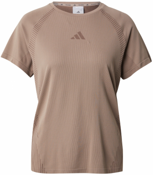 ADIDAS PERFORMANCE Funkčné tričko  béžová / farba ťavej srsti