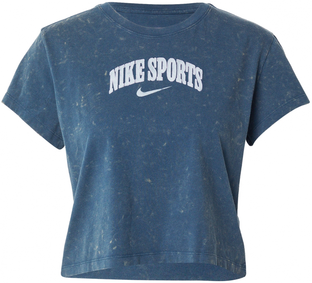 Nike Sportswear Tričko  námornícka modrá / sivá / fialová