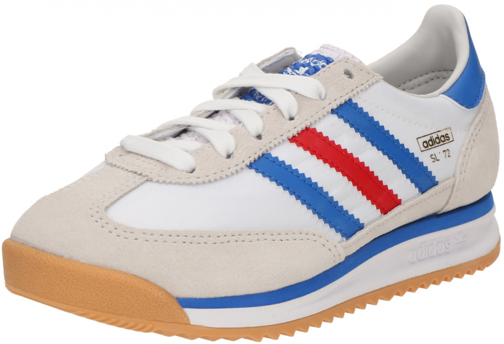 ADIDAS ORIGINALS Tenisky 'SL 72 RS'  svetlobéžová / modrá / červená / biela