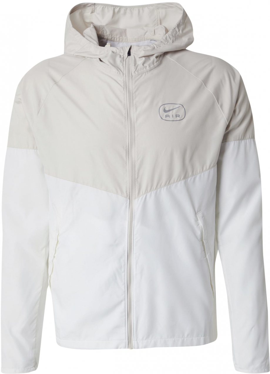Nike Sportswear Prechodná bunda 'AIR'  zlatá / sivá / biela / biela ako vlna