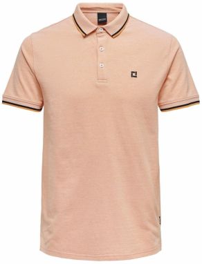Only & Sons Tričko 'ONSFletcher'  marhuľová / čierna