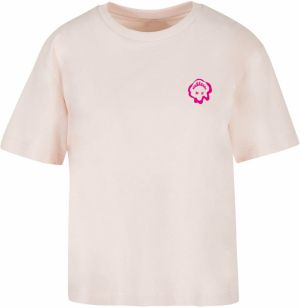 Mister Tee Tričko 'Everything's Nice'  fuksia / púdrová