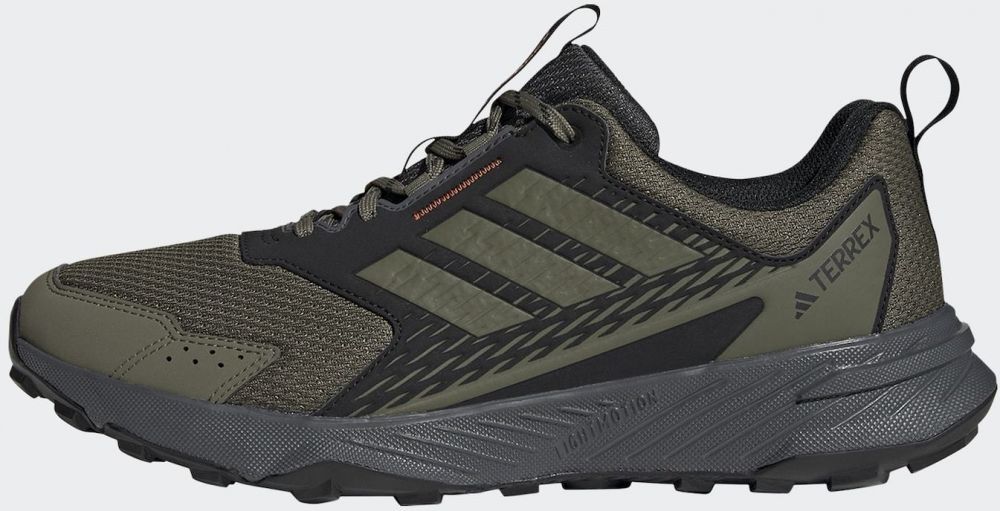 ADIDAS TERREX Poltopánky 'Tracefinder Trail Running'  kaki / čierna