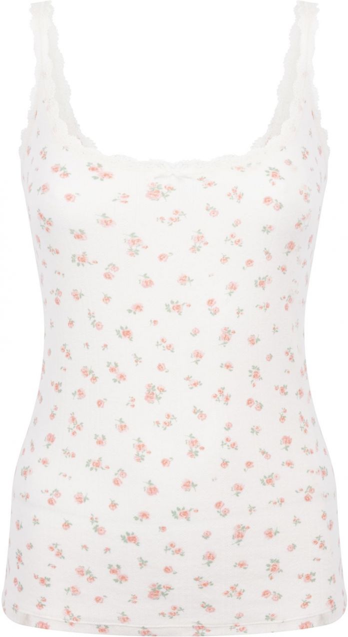 Hunkemöller Tričká na spanie  zelená / červená / biela