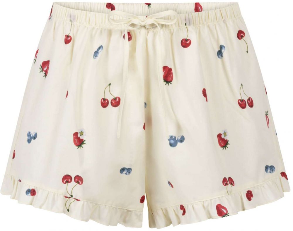 Hunkemöller Pyžamové nohavice  modrá / pastelovo žltá / tmavozelená / červená