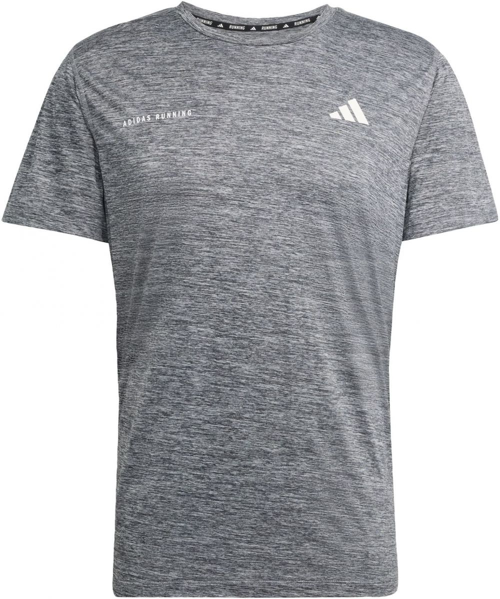 ADIDAS PERFORMANCE Funkčné tričko 'Own The Run'  sivá melírovaná / šedobiela