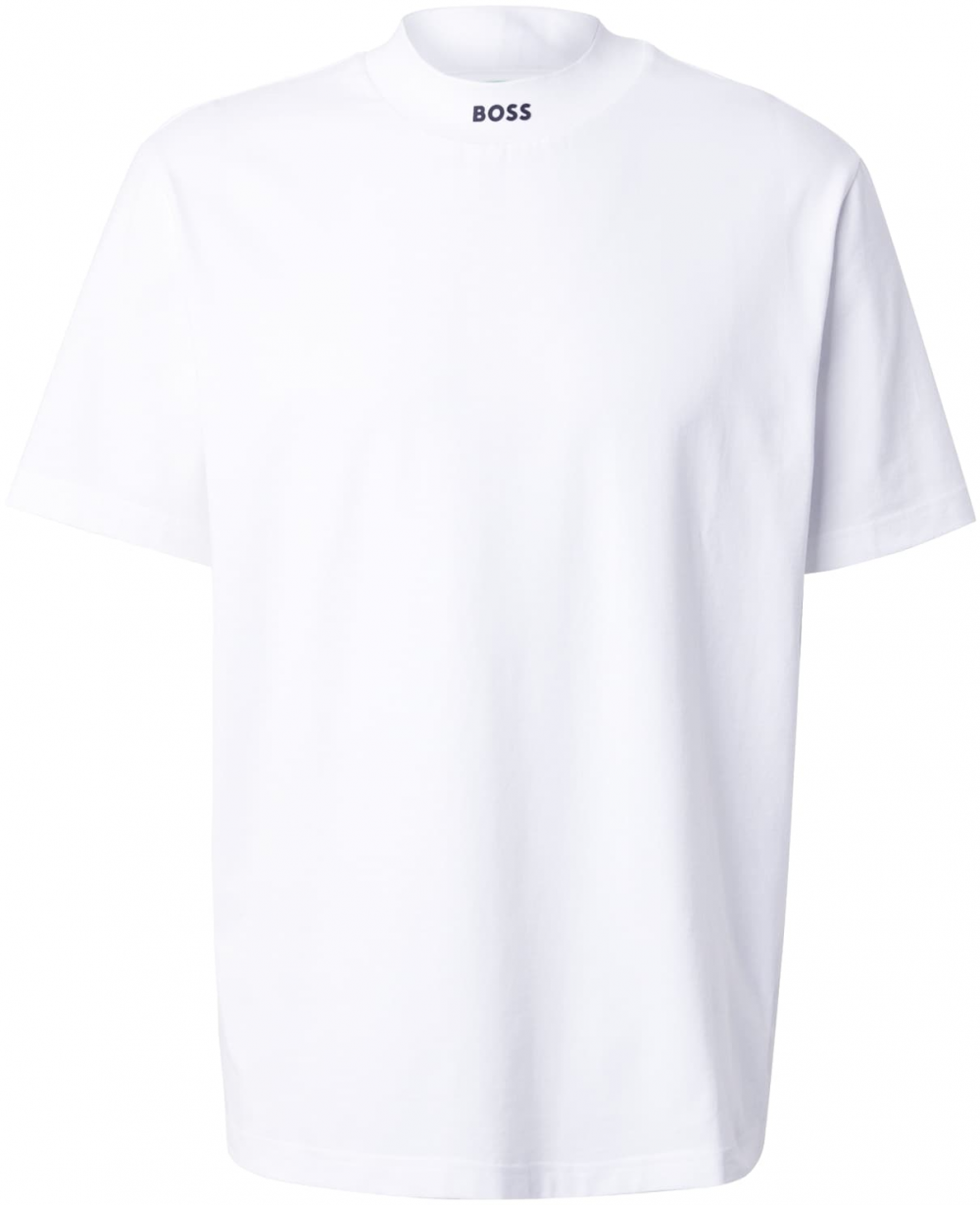 BOSS Tričko 'Tee Collar Zone'  biela