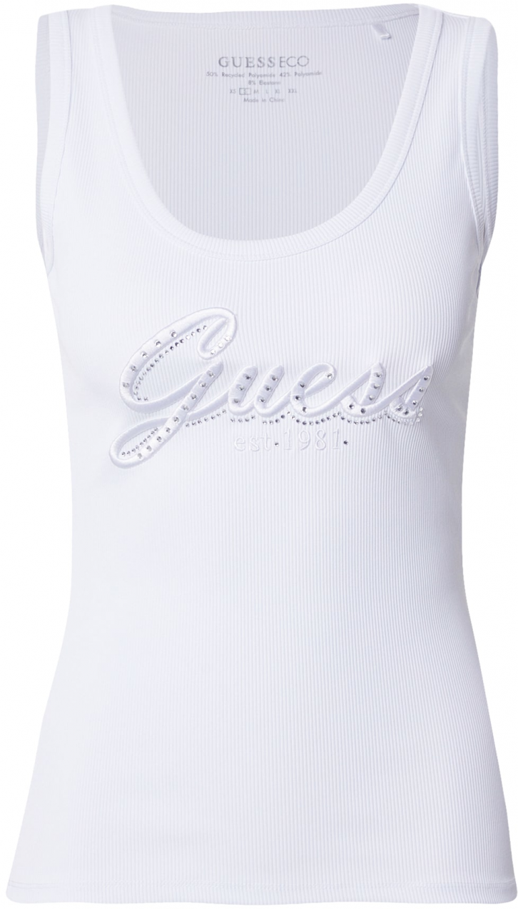 GUESS Top 'RAISSA'  priehľadná / biela