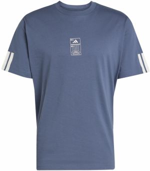 ADIDAS SPORTSWEAR Funkčné tričko 'STAD'  modrá / biela