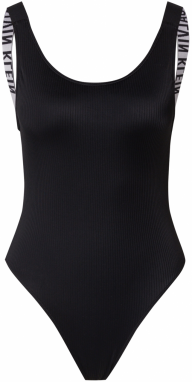 Calvin Klein Swimwear Jednodielne plavky  čierna / biela