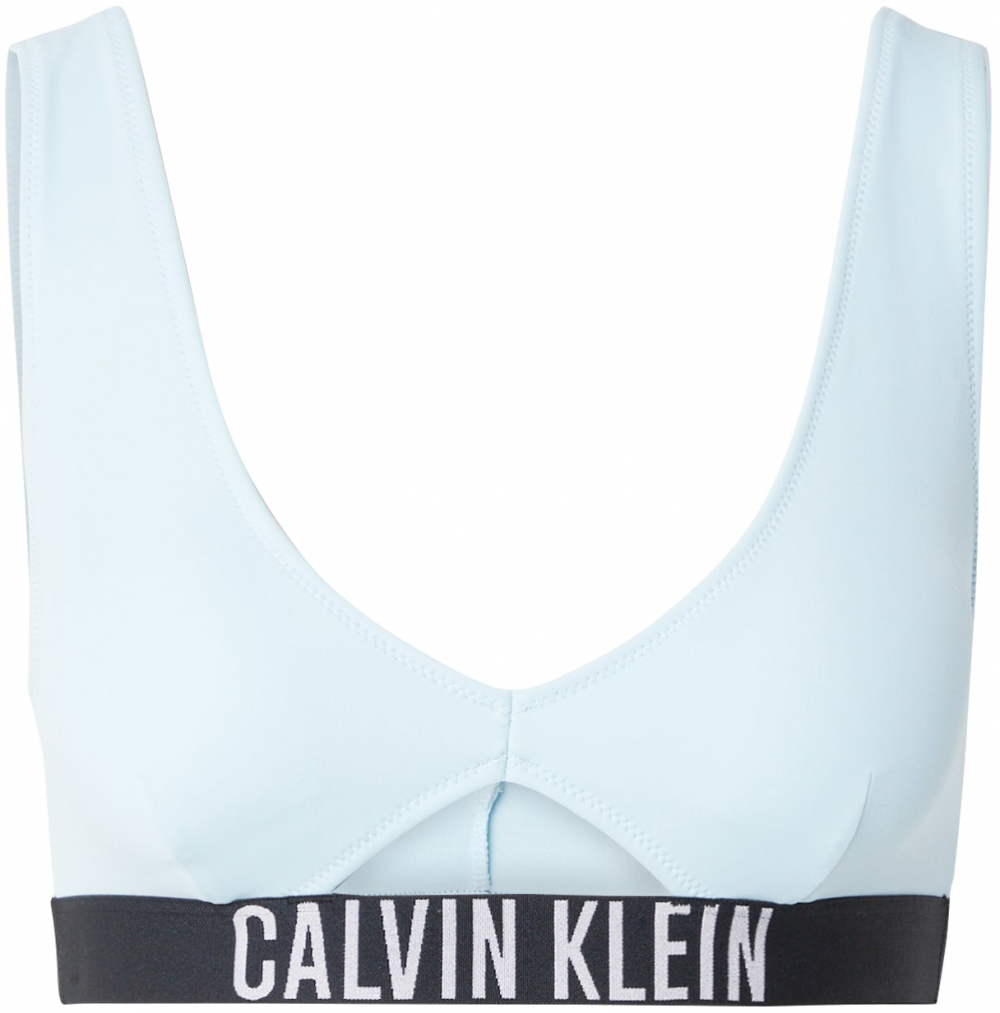 Calvin Klein Swimwear Bikinový top  vodová / čierna