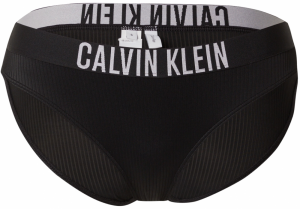 Calvin Klein Swimwear Bikinové nohavičky  čierna / šedobiela