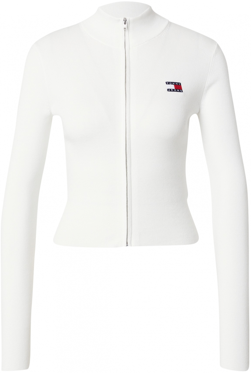 Tommy Jeans Kardigán  biela