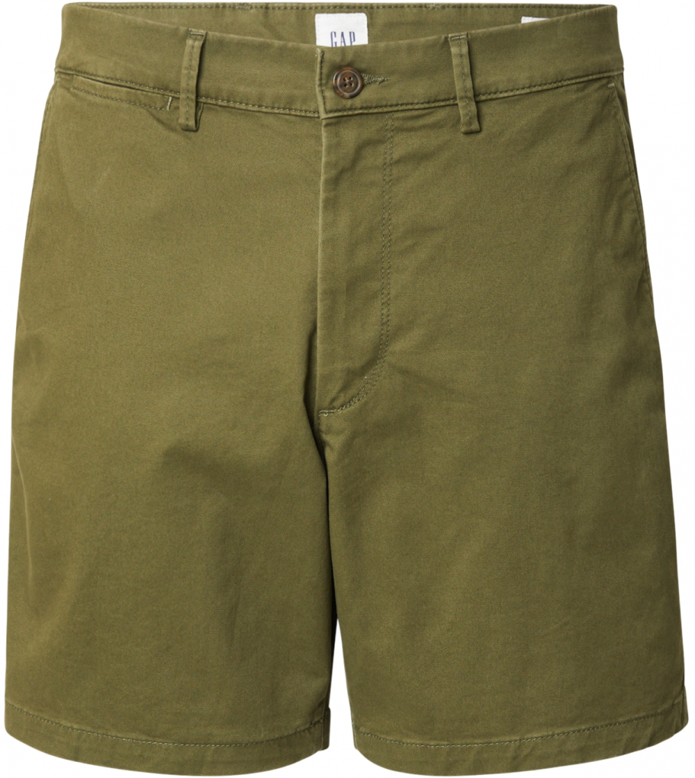 GAP Chino nohavice 'ESSENTIAL'  olivová