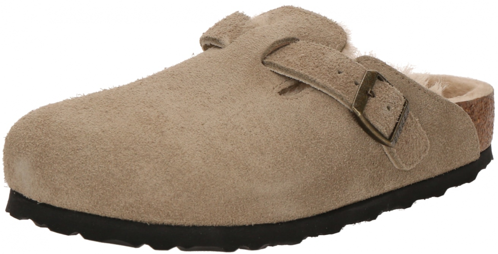 BIRKENSTOCK Šľapky 'Boston'  tmavošedá