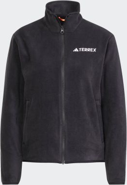 ADIDAS TERREX Funkčná flisová bunda 'Essentials'  čierna / biela