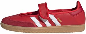 ADIDAS ORIGINALS Baleríny s ramienkom 'Samba'  červená / ohnivo červená / biela