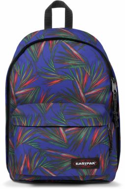 EASTPAK Batoh 'Out Of Office'  modrá / tmavozelená / červená