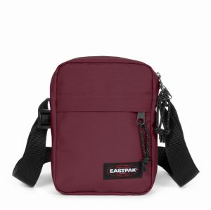 EASTPAK Taška cez rameno  vínovo červená / čierna