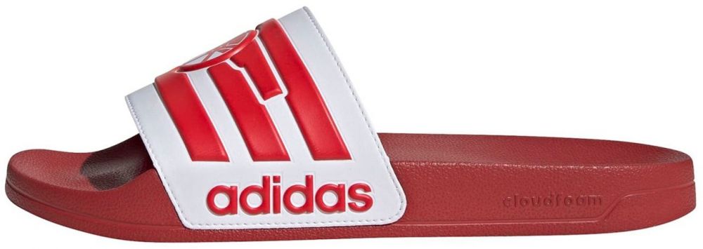 ADIDAS SPORTSWEAR Šľapky 'ADILETTE Arsenal'  červená / biela