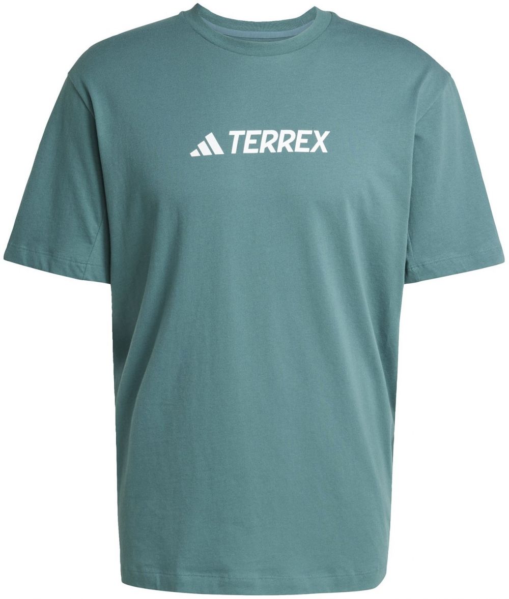 ADIDAS TERREX Funkčné tričko  smaragdová / biela