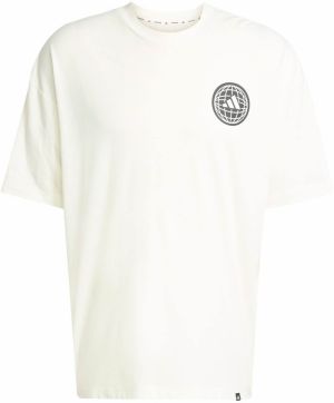 ADIDAS PERFORMANCE Funkčné tričko 'GFX GLOB Q3'  čierna / biela