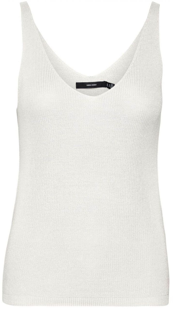 VERO MODA Vyšívaný top 'VMNew Lex'  biela