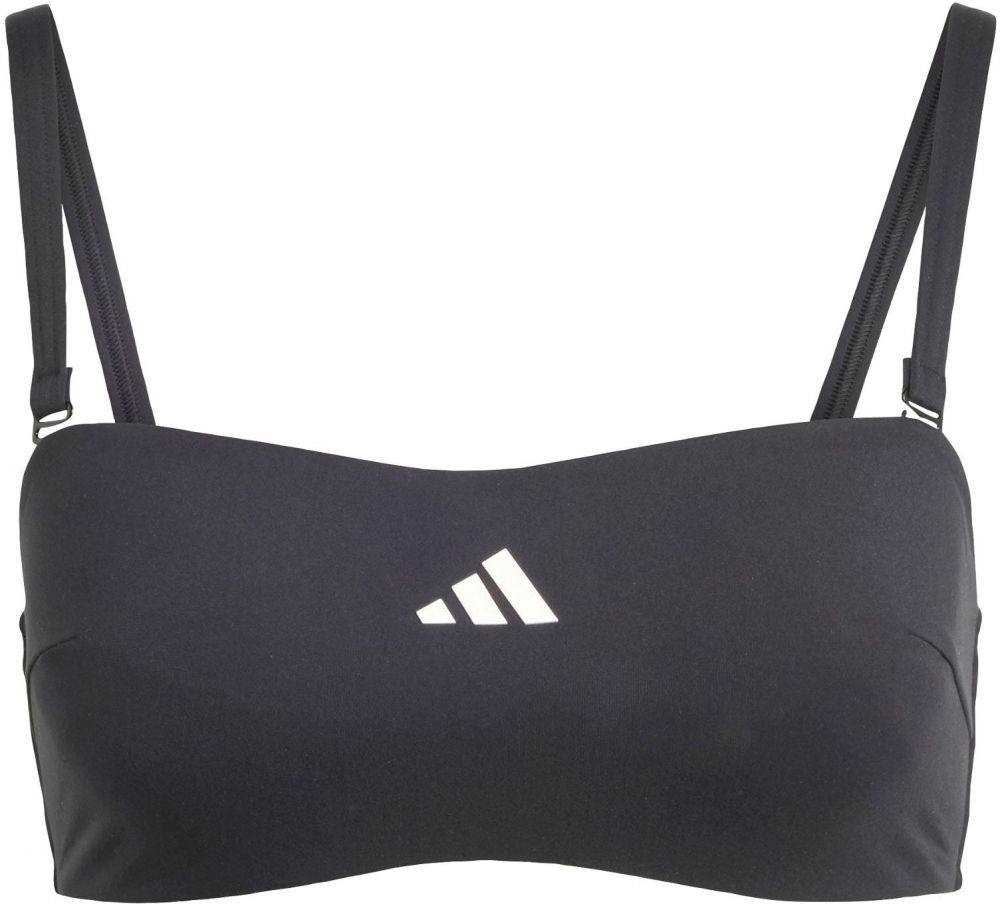 ADIDAS SPORTSWEAR Športový bikinový top 'Iconisea'  čierna / biela