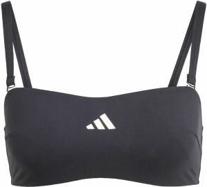 ADIDAS SPORTSWEAR Športový bikinový top 'Iconisea'  čierna / biela