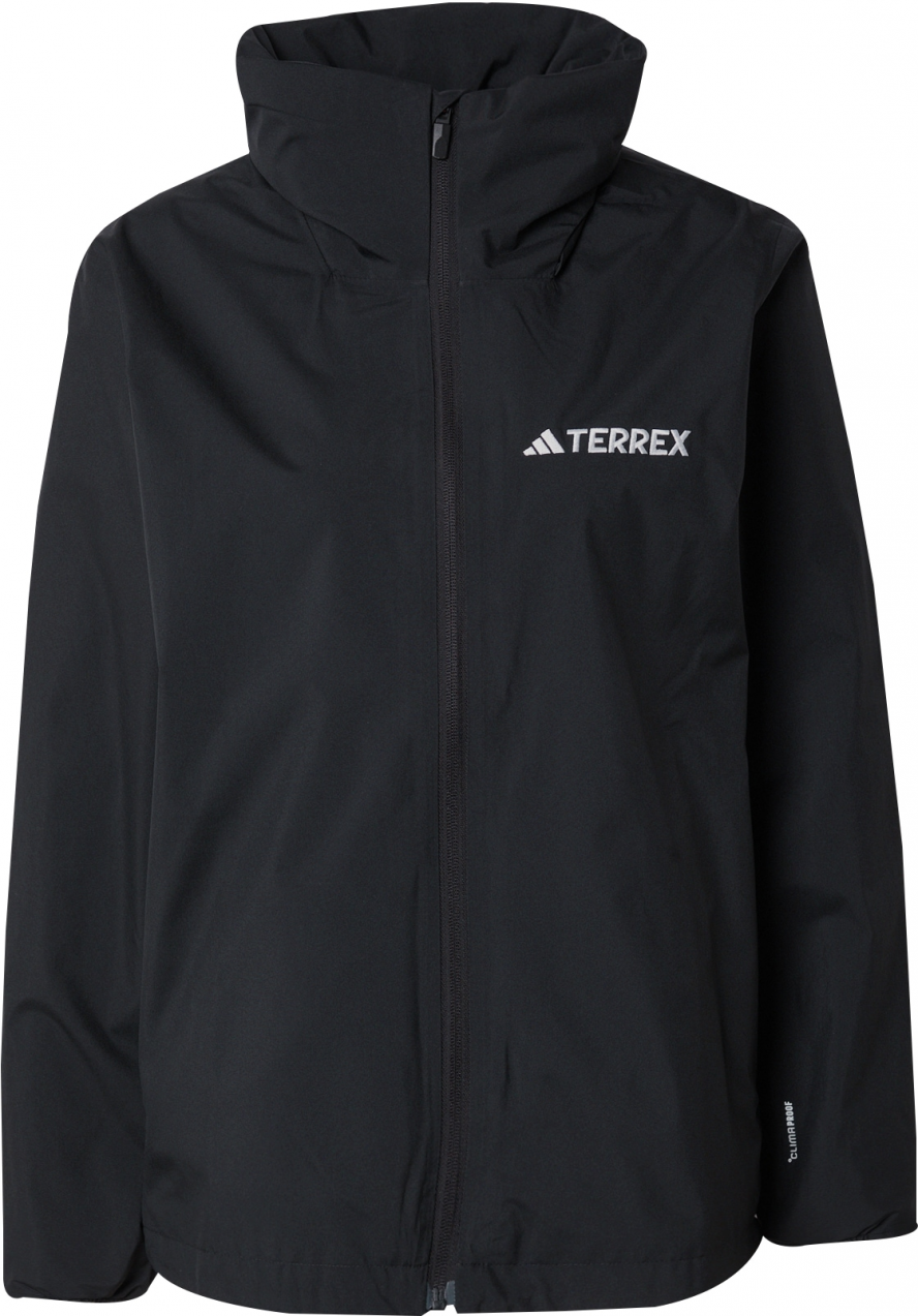 ADIDAS TERREX Outdoorová bunda 'Essentials'  čierna / biela